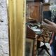 Large gilt mirror in 2 parts from the early 19th century
