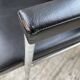 Pair of chrome office chairs