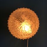 Plafonnier en verre moulé