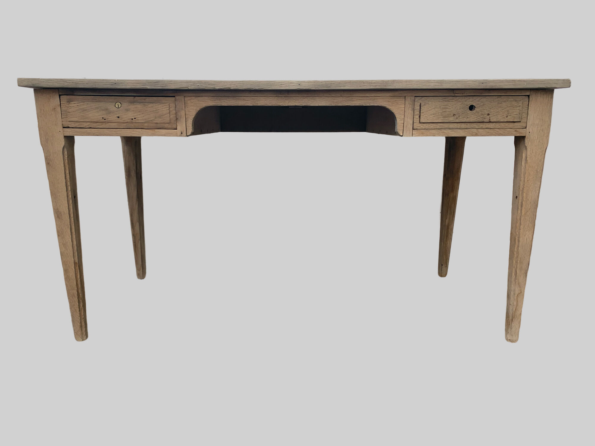 Lois XVI style desk in solid oak XX century