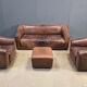 De Sede DS47 sofa set, 1960s