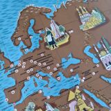 World map / Planisphere by Lucien Boucher
