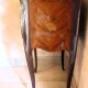 Louis XV style bedside table in marquetry rosewood