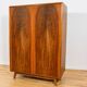 Mid-Century Walnut Wardrobe Designed by Bohumil Landsman for Jitona Soběslav, Czechoslovakia, 1960s