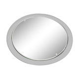 Miroir mural rond en verre 1970