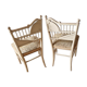 Paire de chaises de salon style Louis XVI