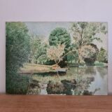 Country oil painting