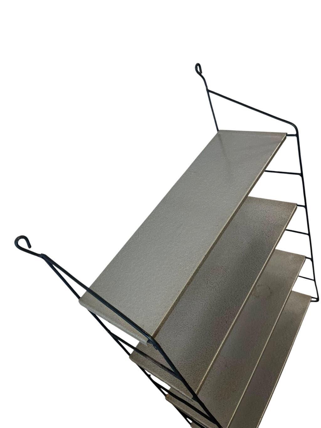 Vintage metal wall shelf/shelf/coatrack