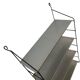 Vintage metal wall shelf/shelf/coatrack
