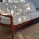 Scandinavian sofa fabric vintage buckle