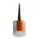 Suspension scandinave en verre et teck, années 1960