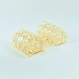 Pair Of Mid Century Bubble Glass Wall Lights - H. Tynell for Limburg, 1960s