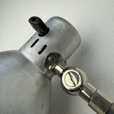 Old large industrial accordion wall lamp