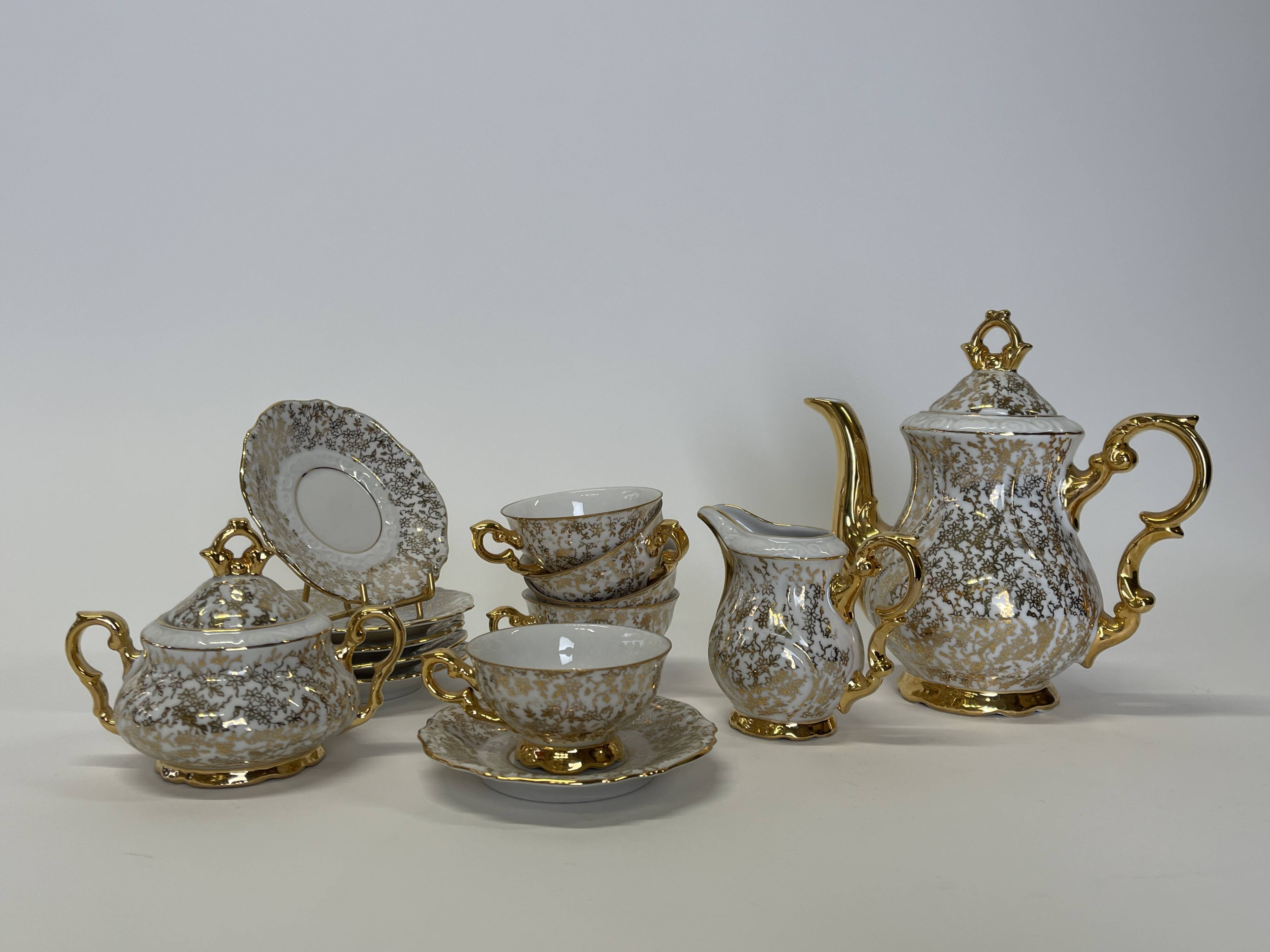 Service à café en porcelaine de Bavière Gareis, Kühnl & Co