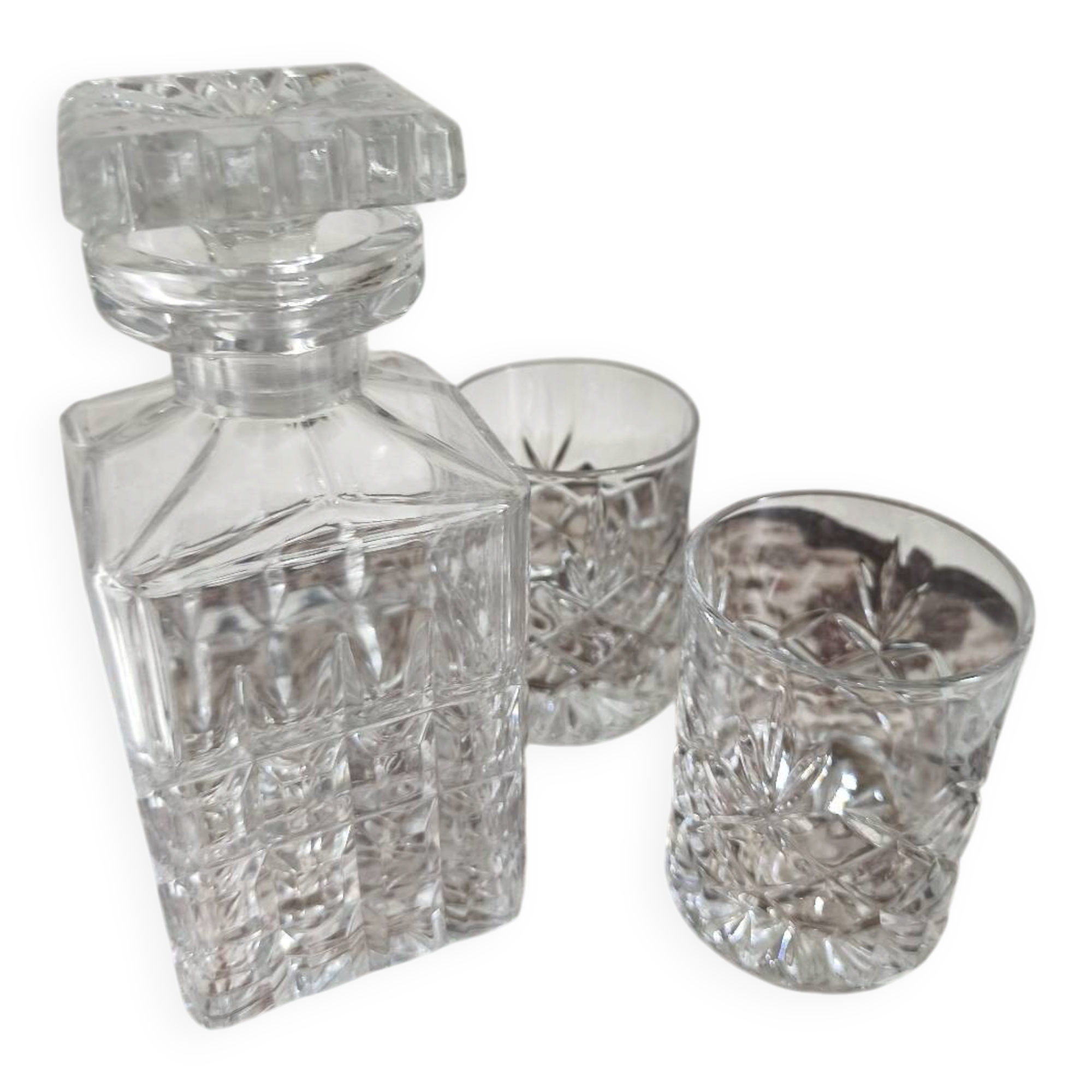 Ensemble Carafe et verres à whisky