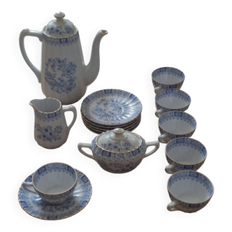 Service à café Seltmann Weiden Bavaria "China Blau"  1960