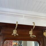 Walnut wall coatrack
