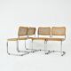 Ensemble de 4 chaises style B32 par Marcel Breuer