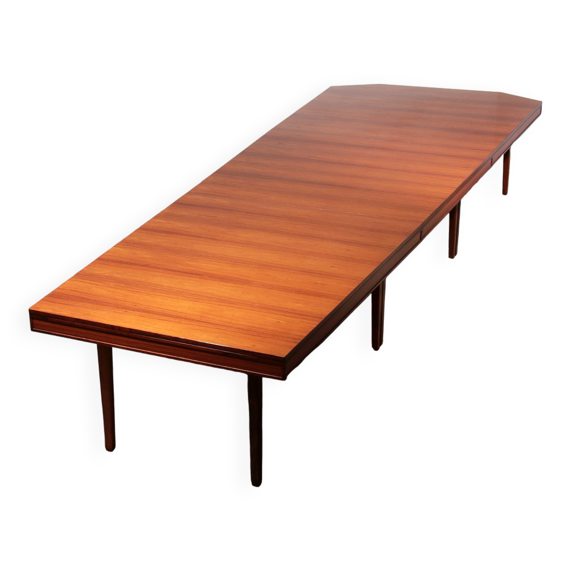 XXXL Mid-Century Teak Conference Board table from Volvo Stockholm 1960 from NK Inredning Stockhlom