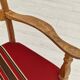 1960s, Danish design, armchair, oak wood, furniture wool.