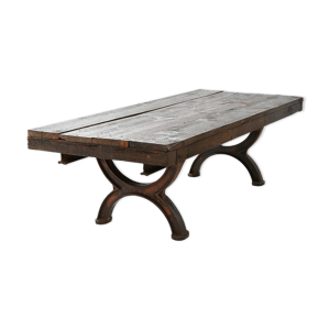 table basse en fonte