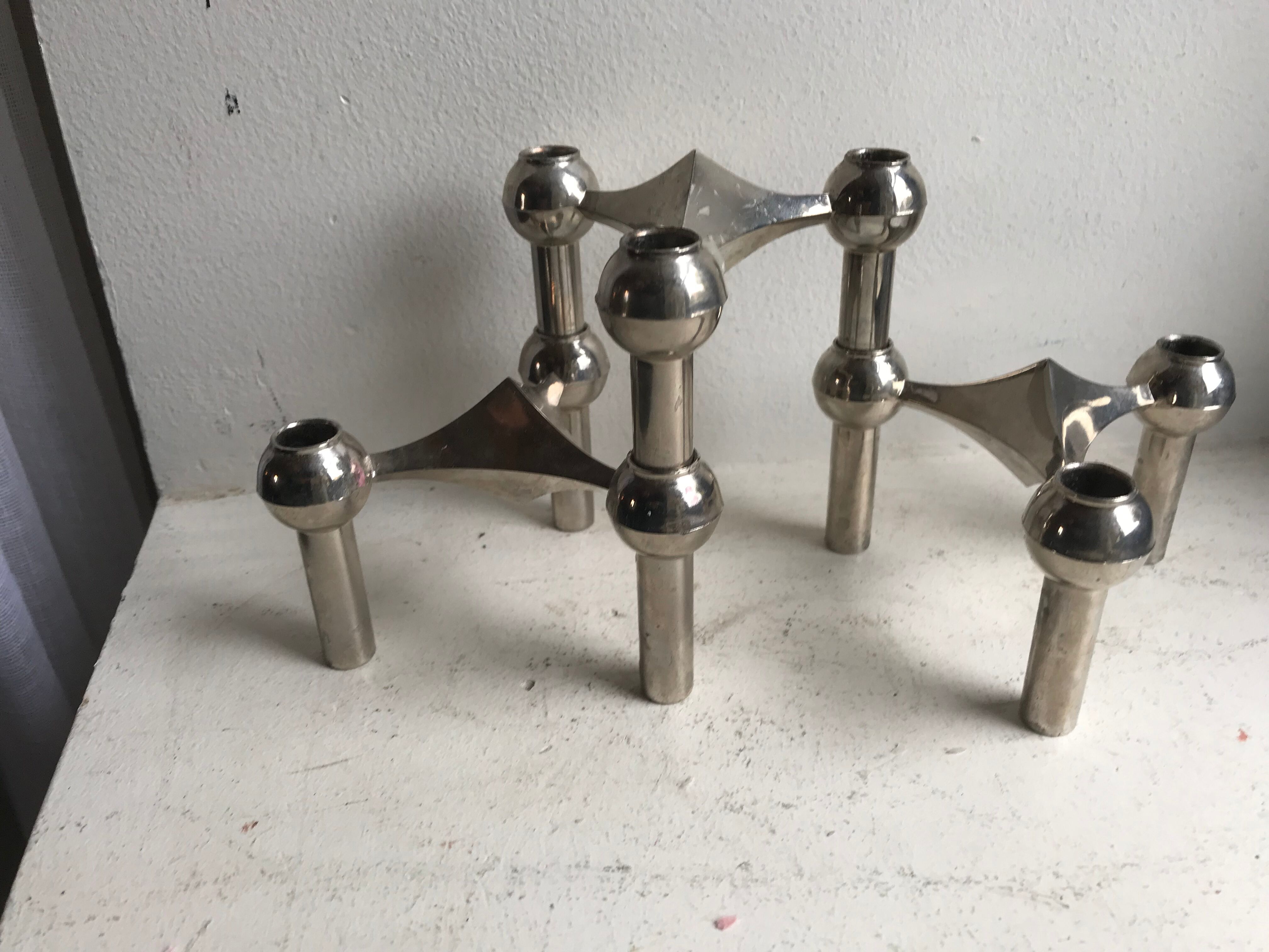 Nagel candleholders from the 70s