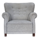 1950s, Danish relax chair by Fritz Hansen, model 1518, grey furniture wool.