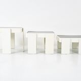 Set of 3 Nesting Tables by Gianfranco Frattini for Cassina, 1960s