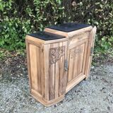Art Deco buffet 1930 in raw walnut