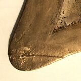 Old Decorative Golden Wood Plate