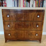 Art deco chest of drawers varnished 1920