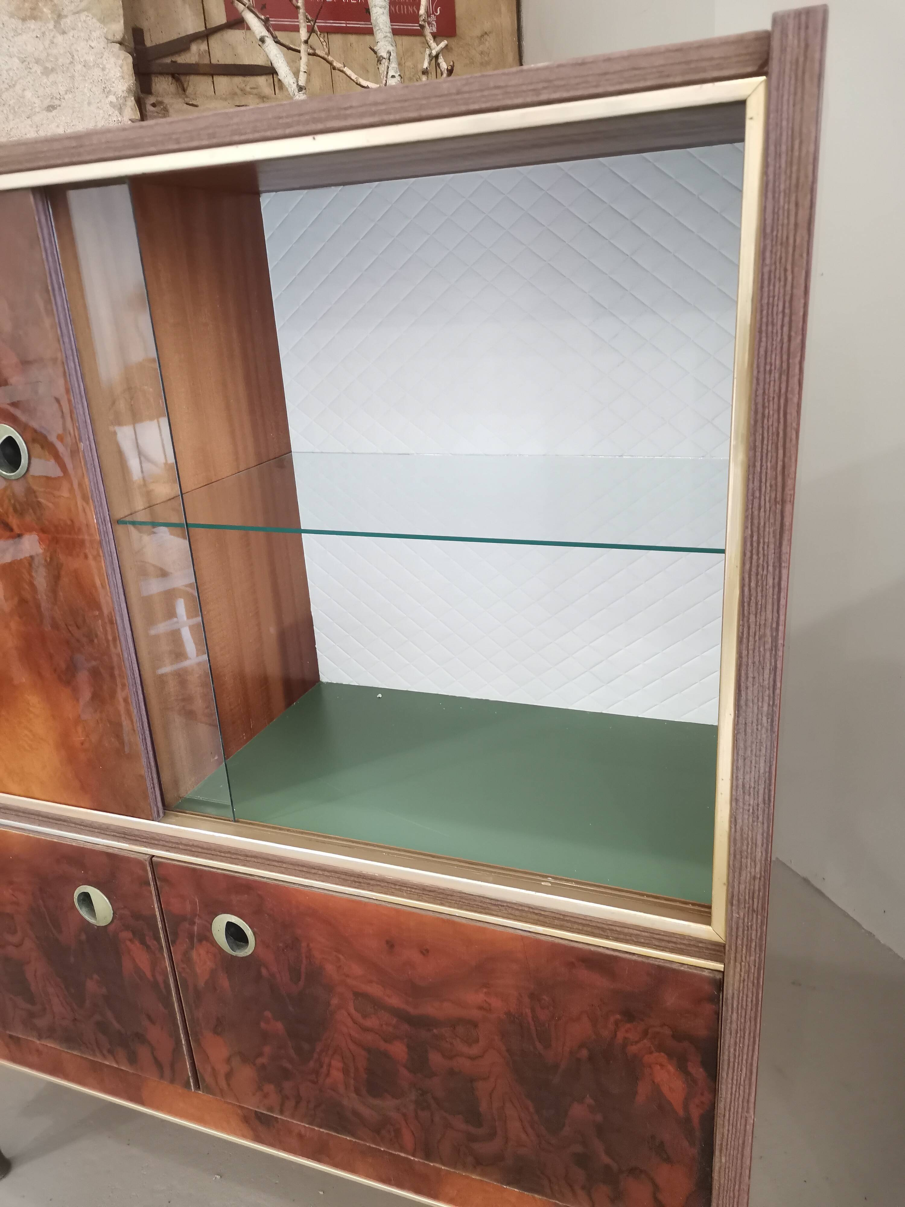 Vintage walnut buffet bar