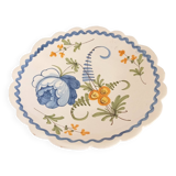 Scalloped decorative plate