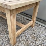 Stripped farm table