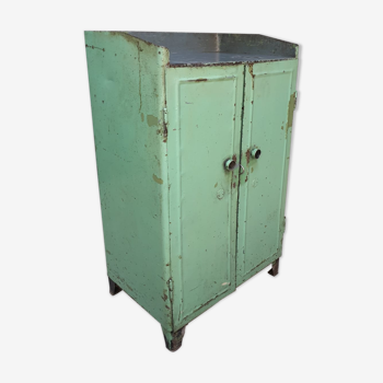 Industrial green chest of drawers