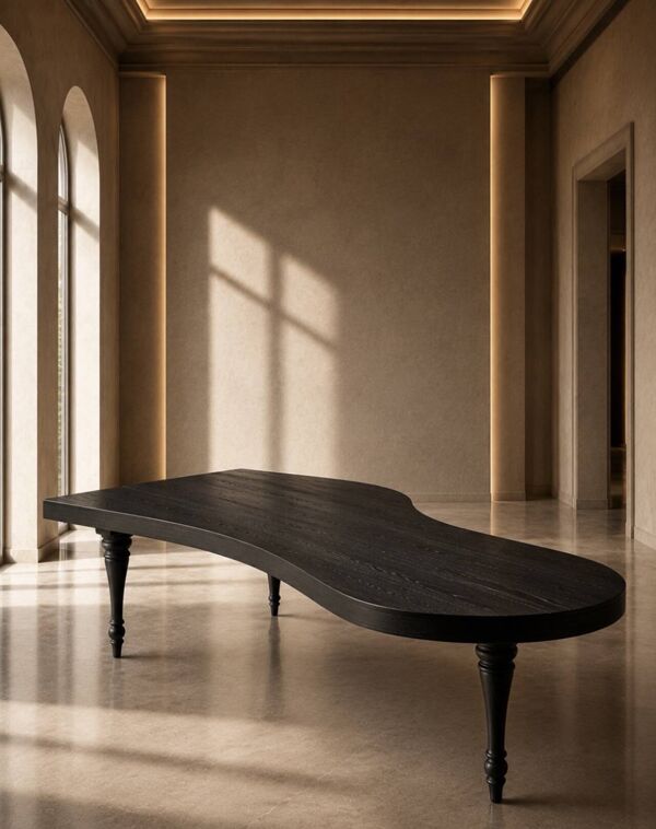 Table organique noire