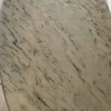 Marble and wrought iron coffee table