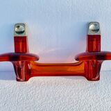 Ensemble de 4 accessoires de salle de bain Burnt Orange 1970s