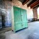 Armoire / placard / armoire brocante vintage vert menthe