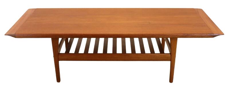 Mid Century teak Salontafel 'Bassen'