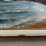 Oil on cardboard signed, dated 1904.