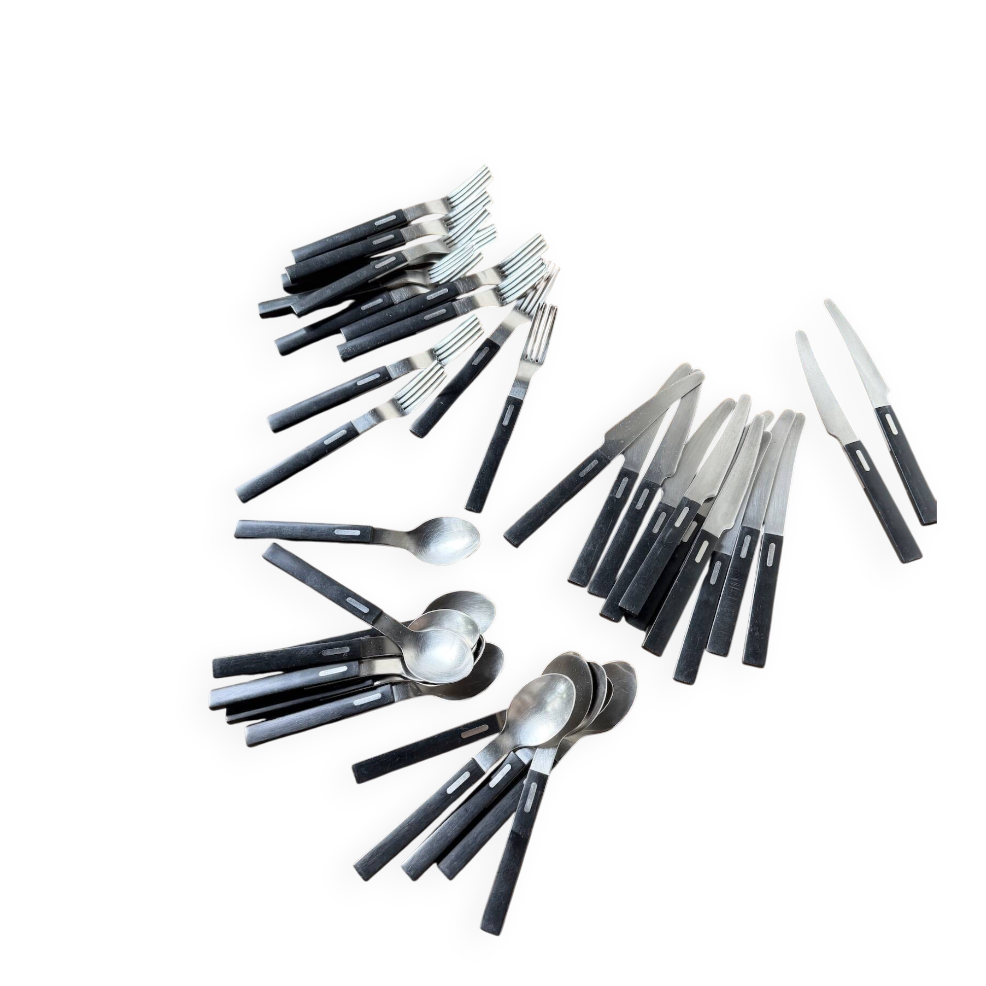 Lot of vintage Ikea cutlery by Olle Gyllang.