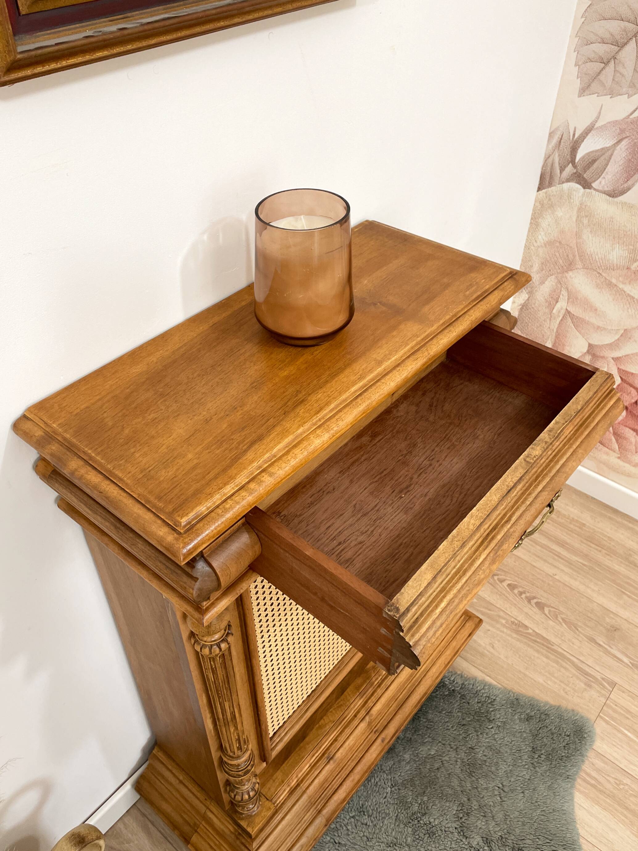 Napoleon III height walnut furniture - Double decoration