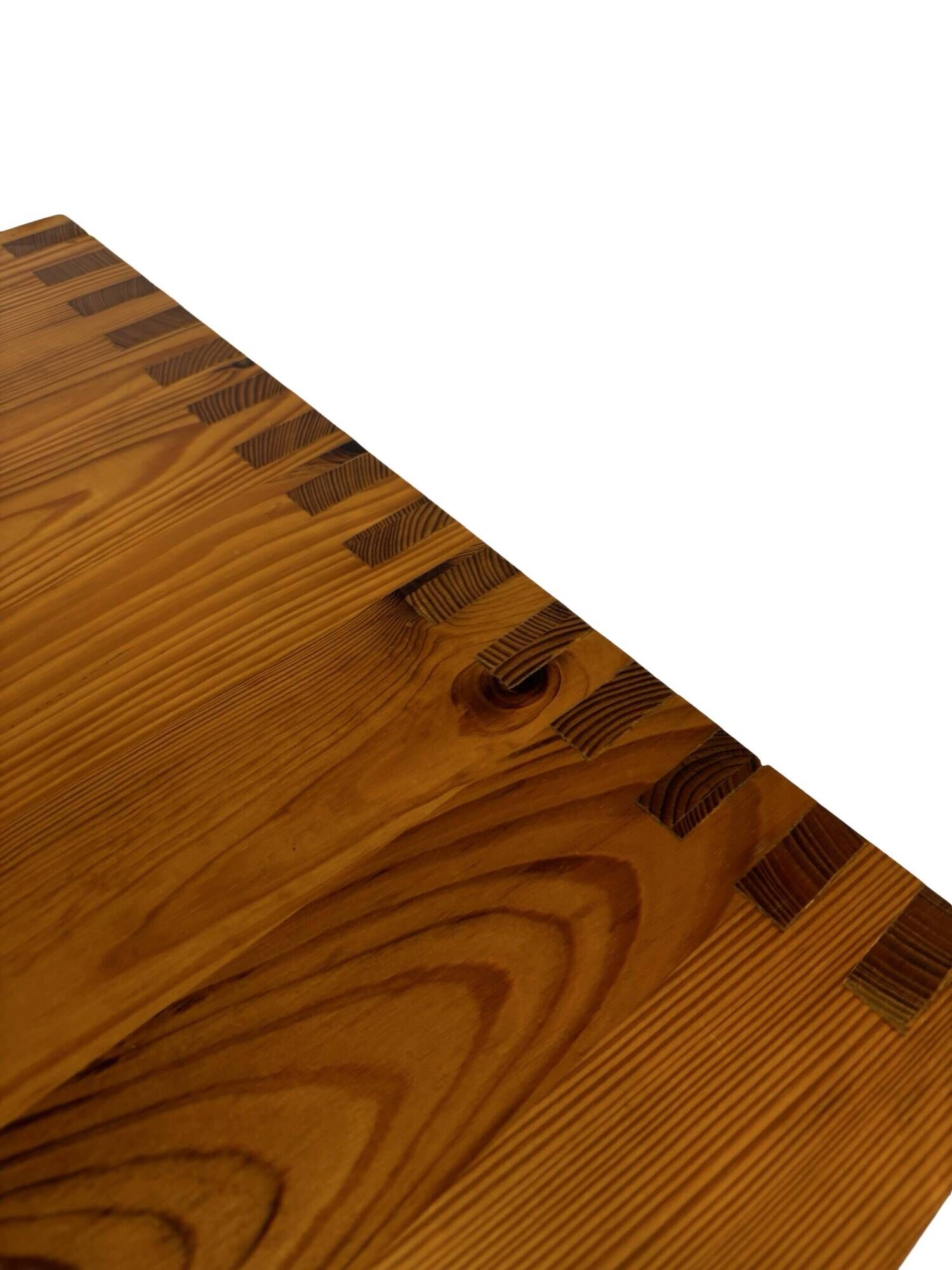 Vintage Side Table by Ate van Apeldoorn / Houtwerk Hattem Pine, 1970s