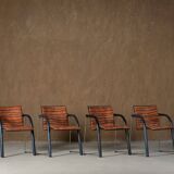 Vintage A 320 Armchair by Wulf Schneider & Ulrich Boehme for Thonet 1980s in Polarity Velvet (set of 3)