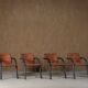 Fauteuil vintage A 320 par Wulf Schneider et Ulrich Boehme pour Thonet années 1980 en velours Polarity (ensemble de 3)