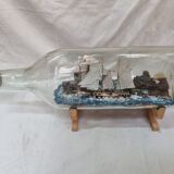 Model boat in bottle