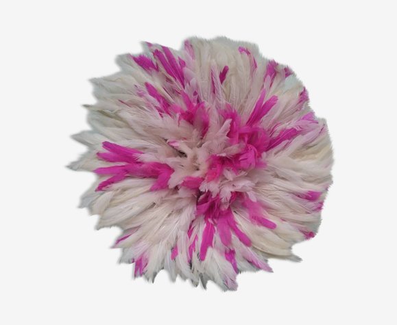 Juju hat white speckled pink 35 cm