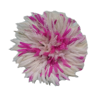 Juju hat blanc moucheté rose de 35 cm