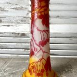 Gallé Art Nouveau vase with currants